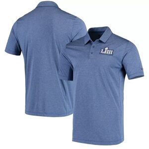 Nike Dri-Fit Embroidered Super Bowl LIII Golf Polo NE Patriots Champions 3XL